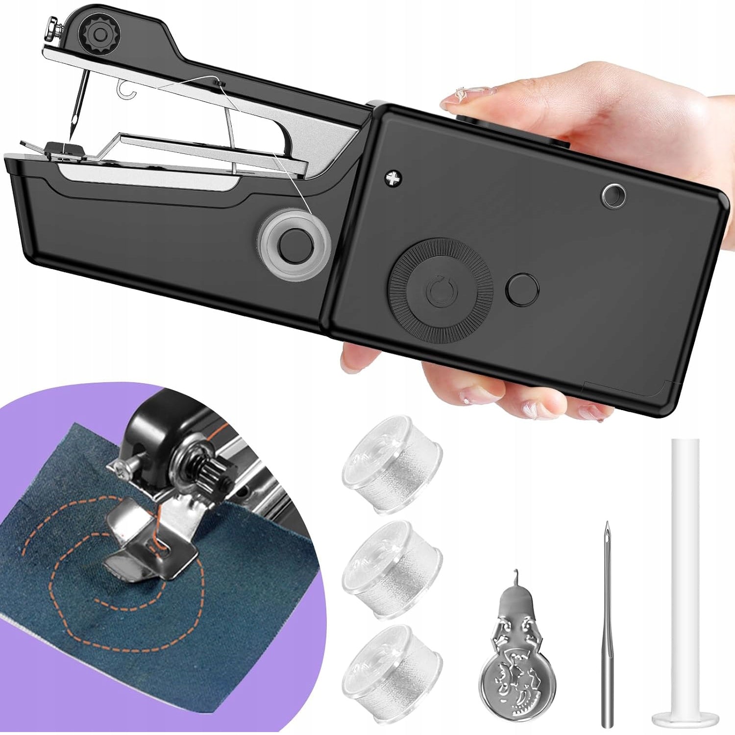 Manual Sewing Machine, Portable Mini Electric Sewing Machine Packaging status original