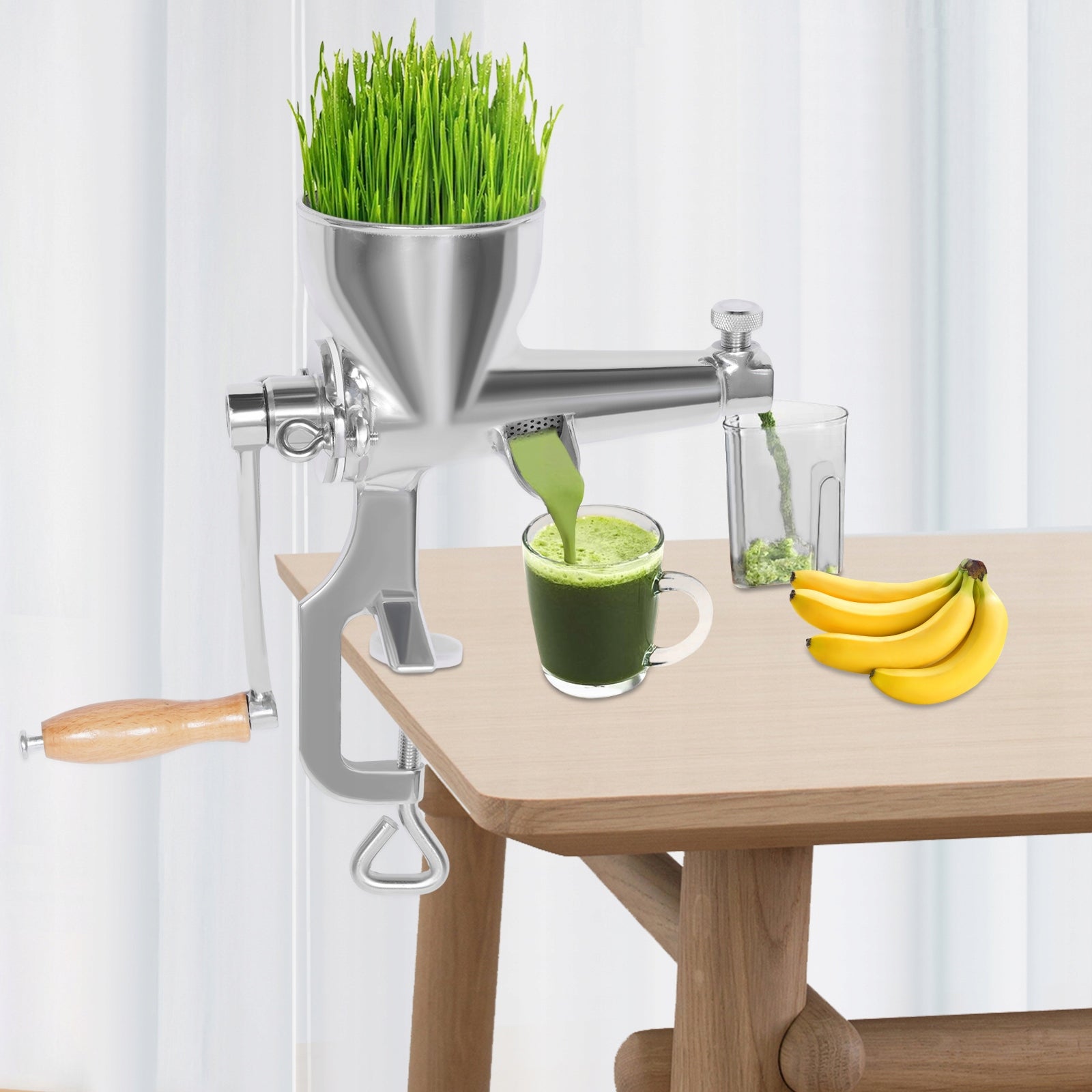Manual Wheat Grass Juicer Machine Cold Press Clamp Manufacturer code 08470119665