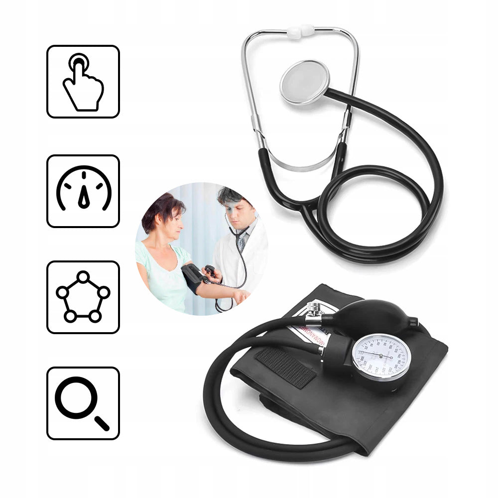 Manual blood pressure monitor WITH ESTETOSCOPE 2in1 0-300 mmHg EXACT GIFT