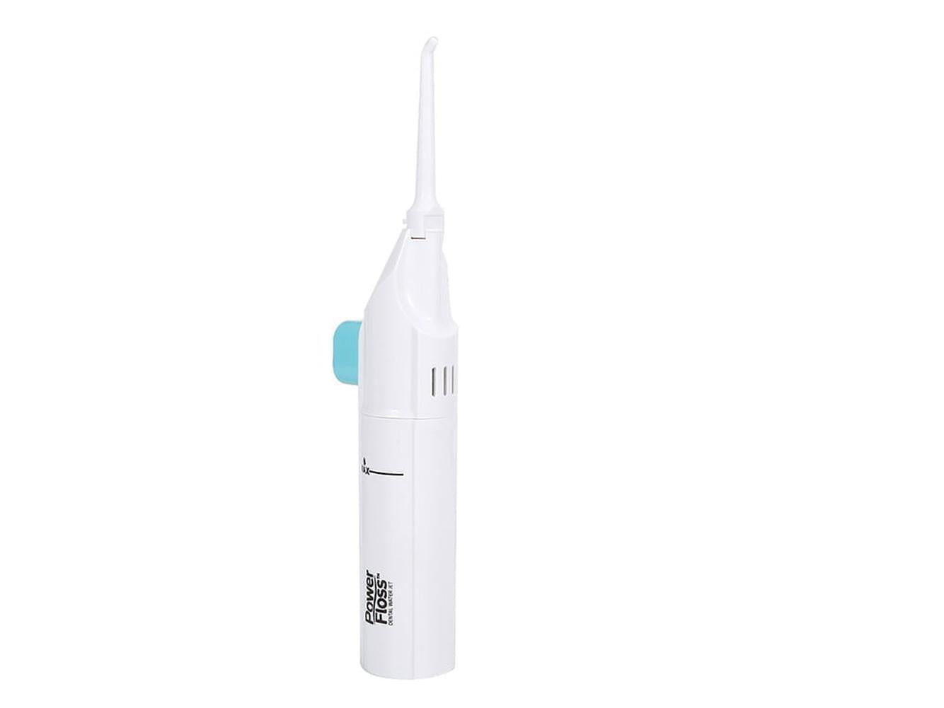 Manual dental shower for plaque removal Color white