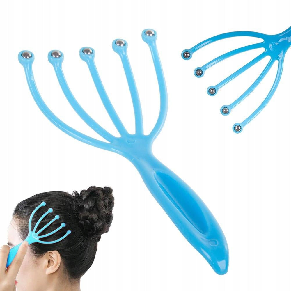 Manual relaxing head massager