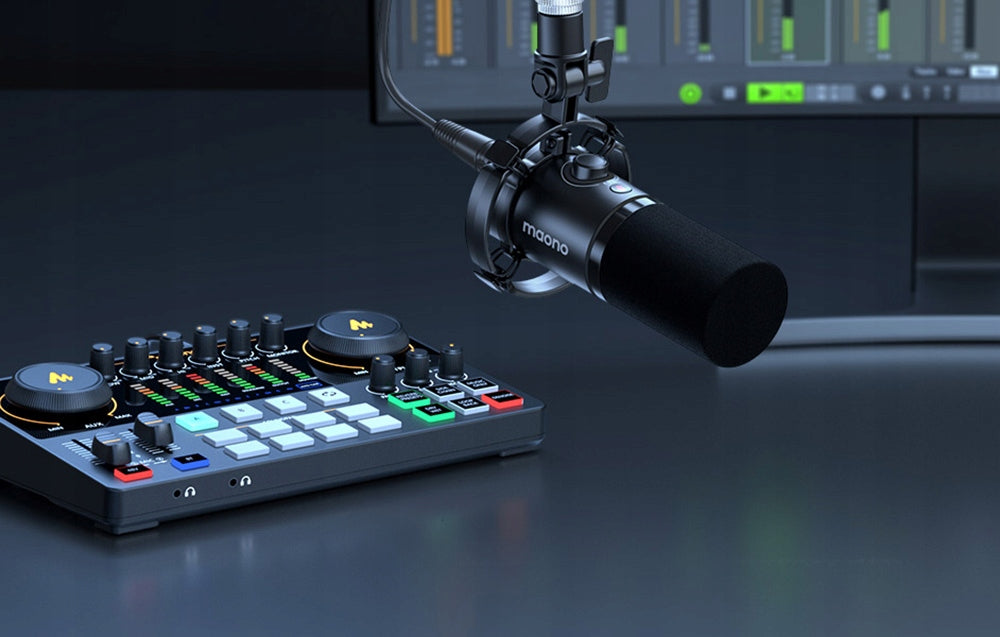 Maono PD200x Gaming Microphone for USB XLR Dynamic Studio Computer Manufacturer code PD200x black
