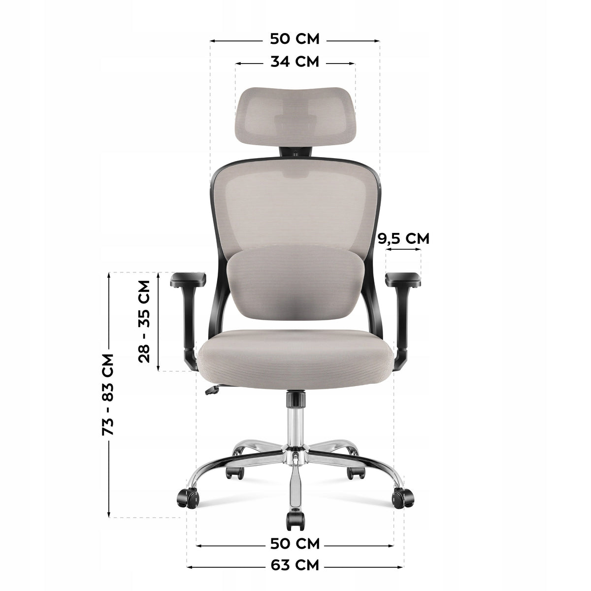 Mar Adler Manager 3.2 Grey swivel chair Brand Markadler