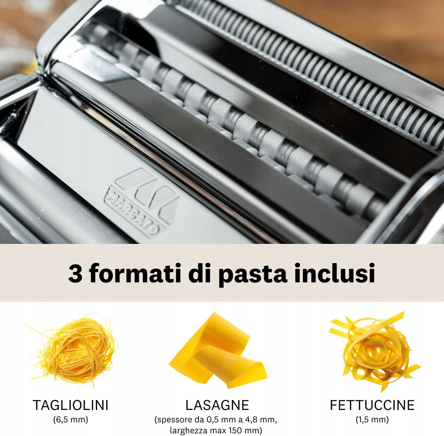 Marcato Classic Atlas 150 professional pasta machine Manufacturer code Marcato