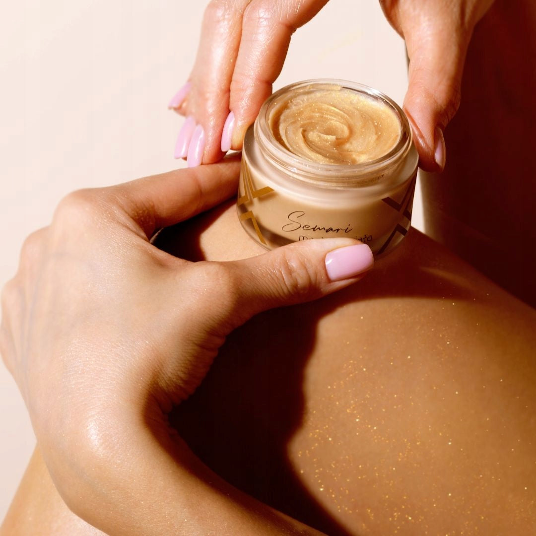 Feuchtigkeitsspendende Körperbutter Marie Brocart Semari Shimmer Body Butter, 50 g 