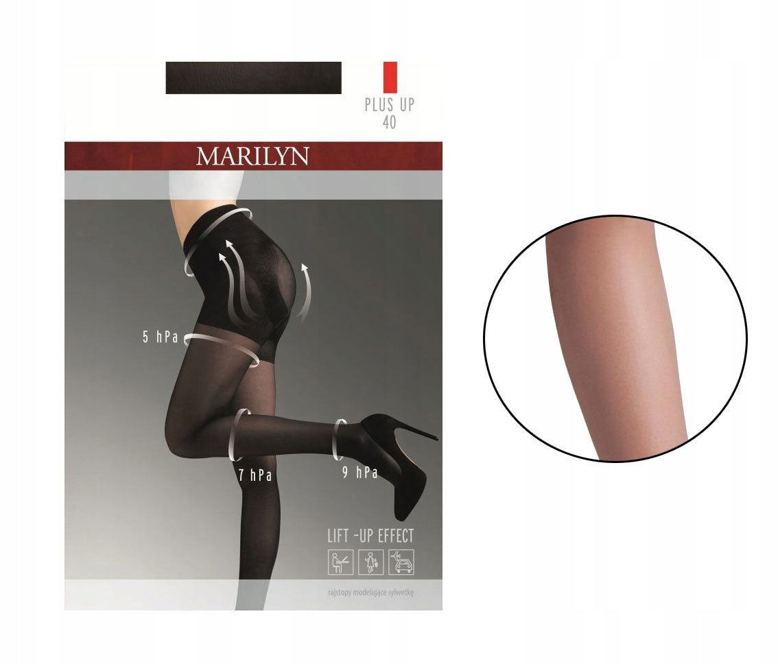 Strumpfhose Marilyn Plus Up 40 den, schwarz 