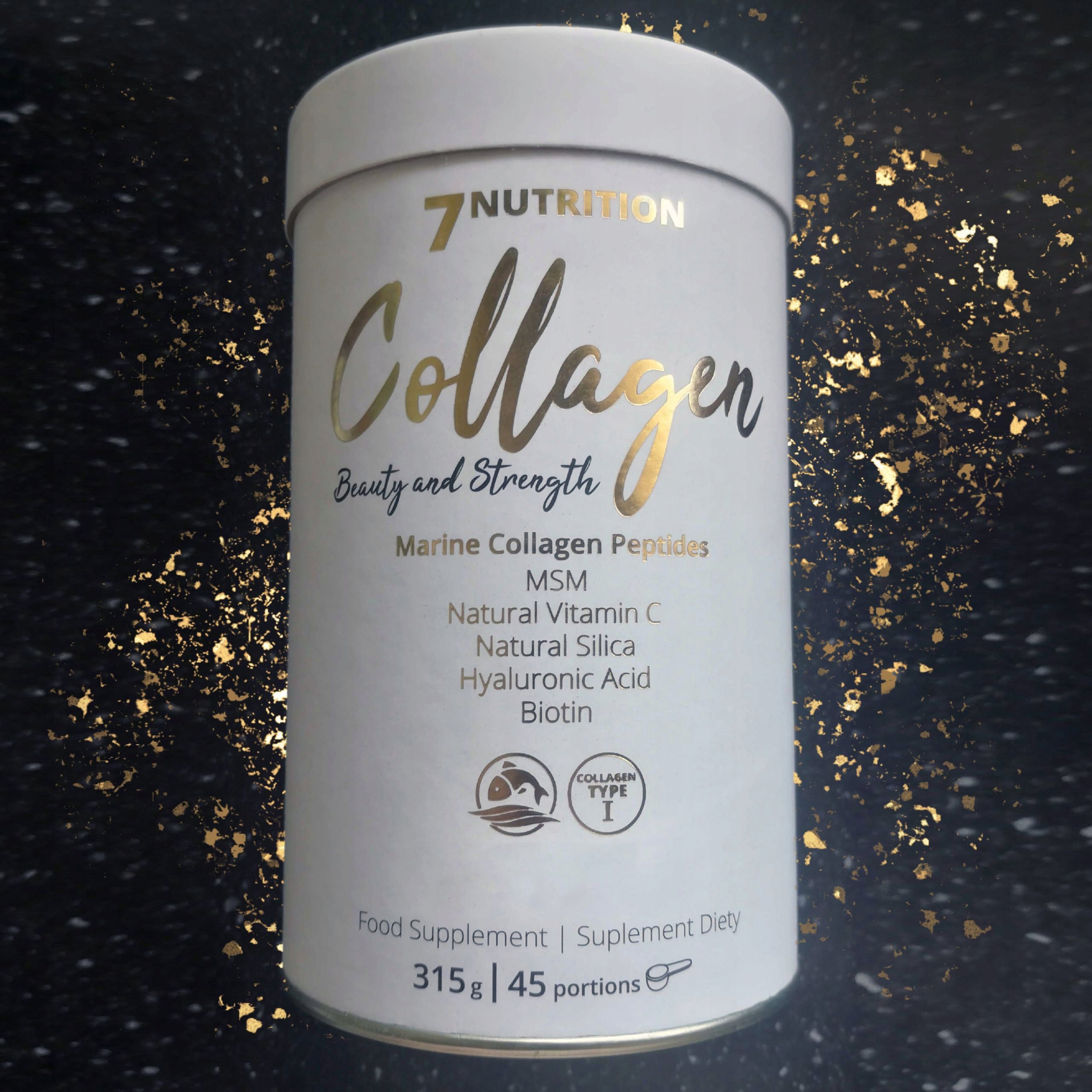 Marine Collagen Organic Sulfur MSM Vitamin C Hyaluronic Acid Biotin x2 Packaging status original