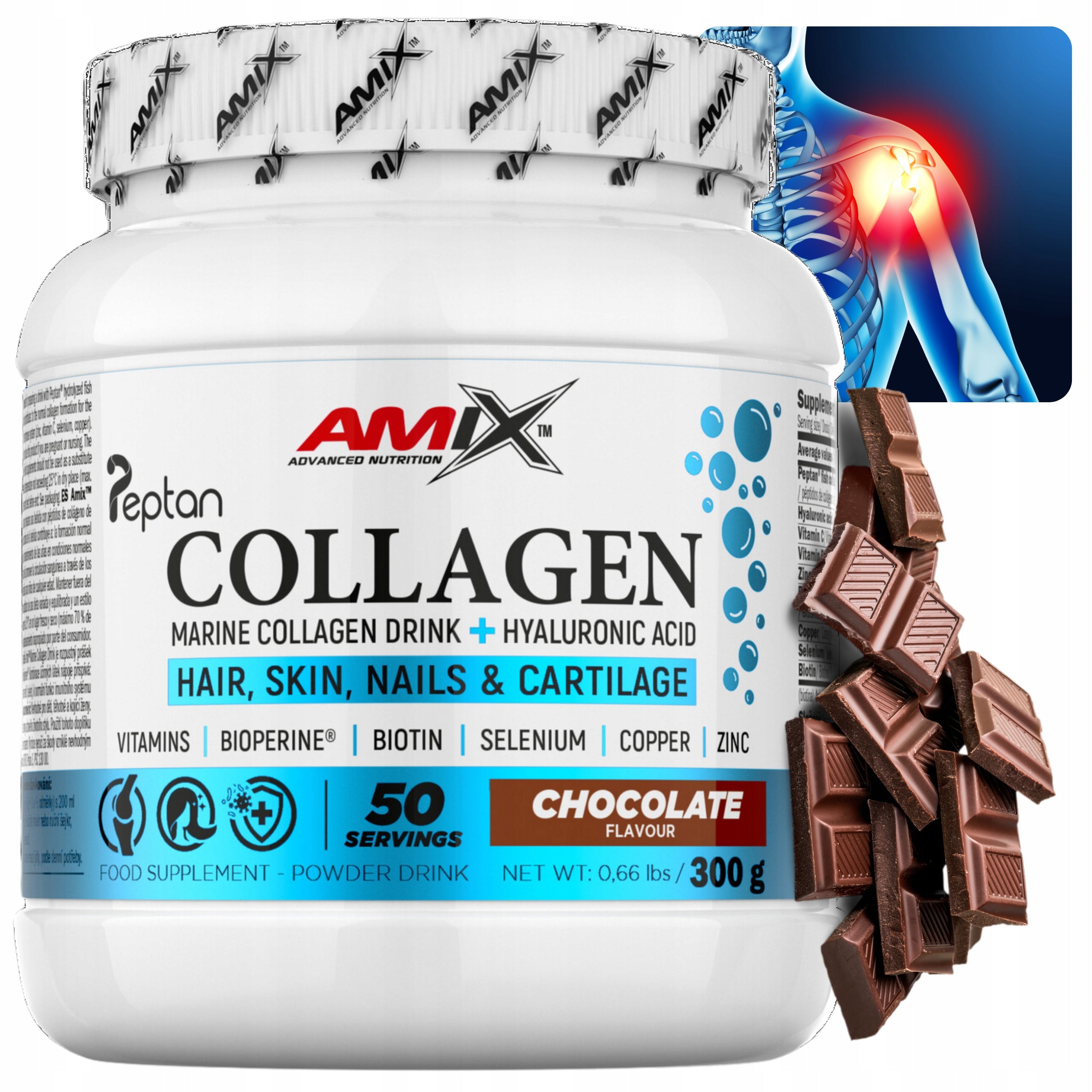 Marine Collagen Peptides Fish Collagen for Drinking Biotin Selenium Healthy Hair
