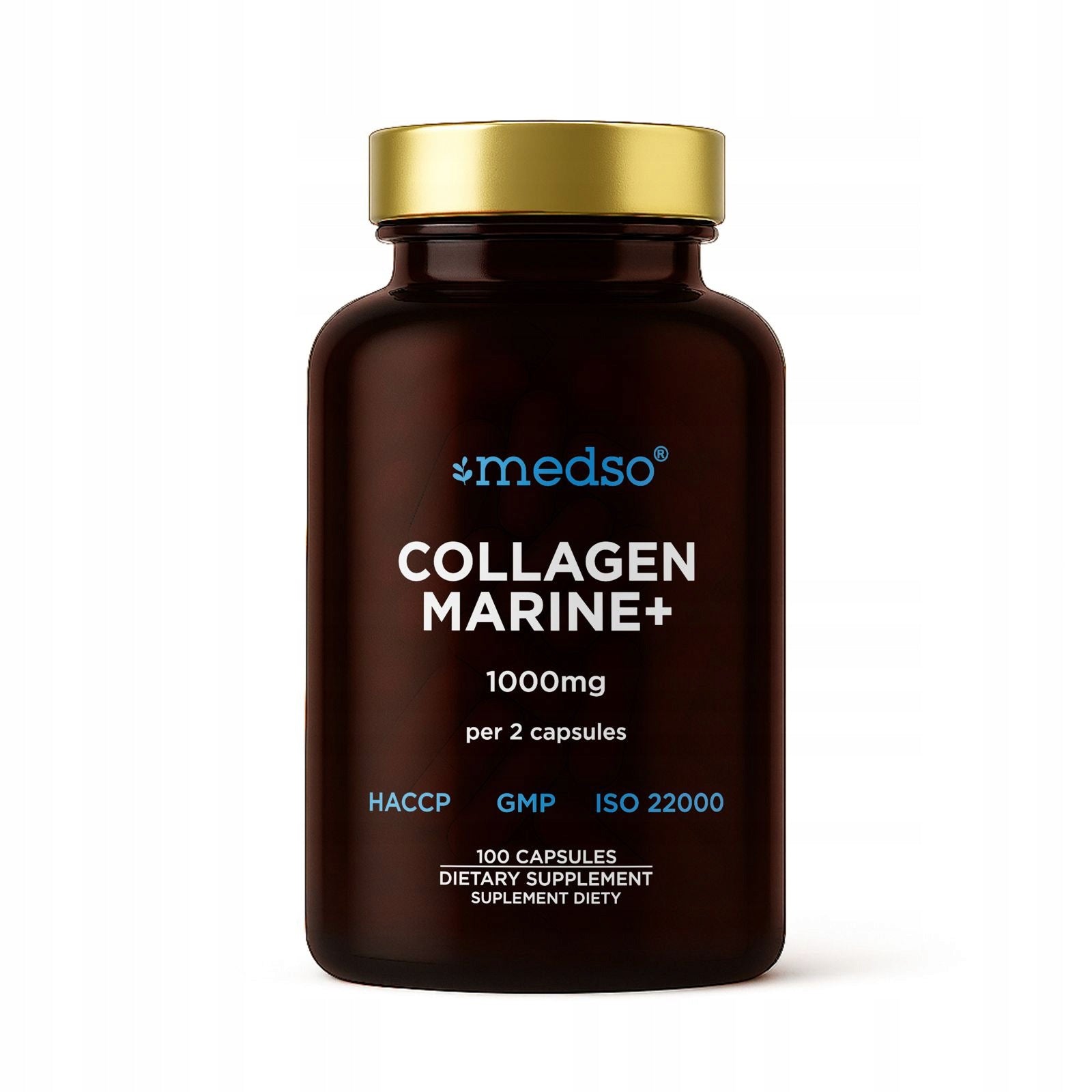 Marine Fish Collagen from Sea Fish Joints Bone Cartilage Skin 100 capsules Packaging status original