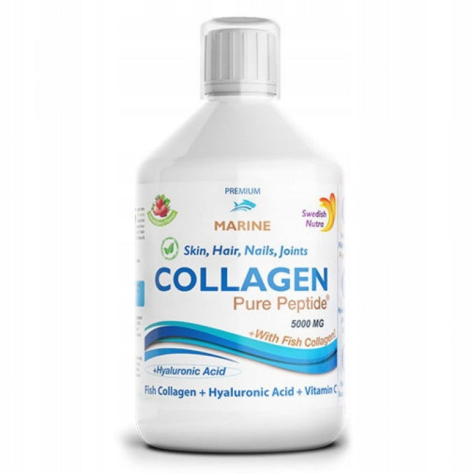 Marine collagen liquid Swedish Nutra 5000mg +hyaluronic acid 500 ml without sugar