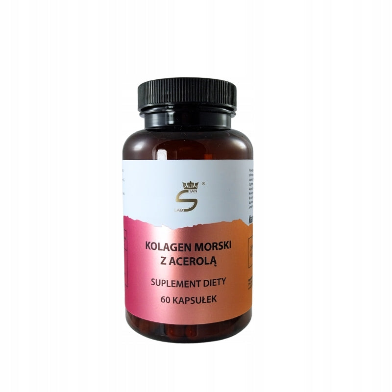Marine collagen with acerol STANLAB Dietary supplement 60 capsules