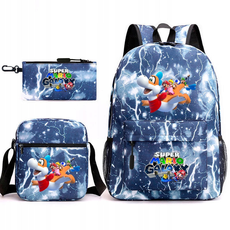 Mario SCHOOL SET BACKPACK BAG PENCIL CASE high quality Brand no brand
