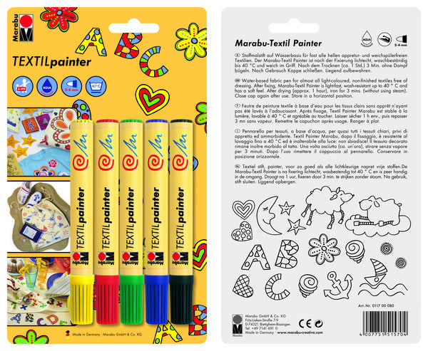 Textilstift 2-4mm 5 Stk. 