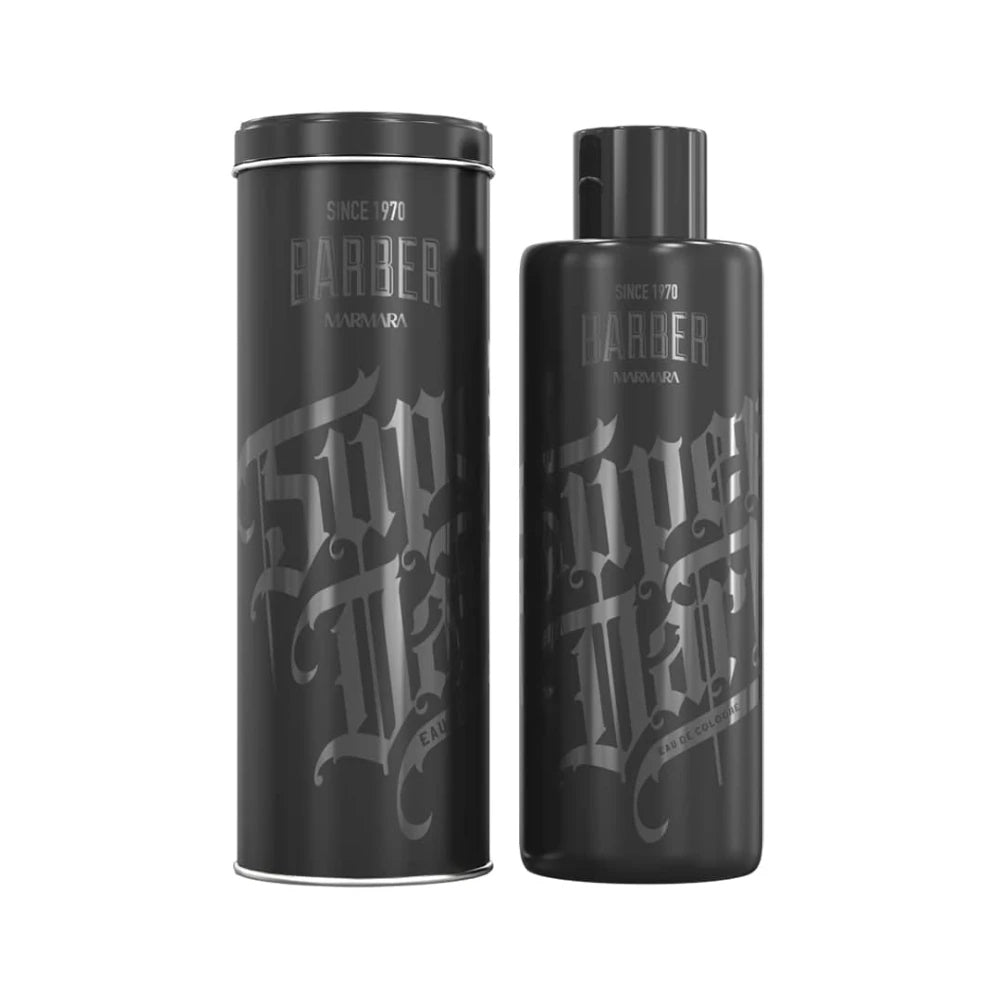 Marmara cologne with container for used razor blades 500ml DARK EDITION