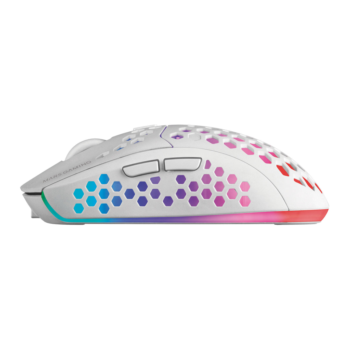Mars Gaming MMW3W RGB 3200 Dpi Wireless Mouse for PC Xbox PS4 PS5 white Model MMW3W