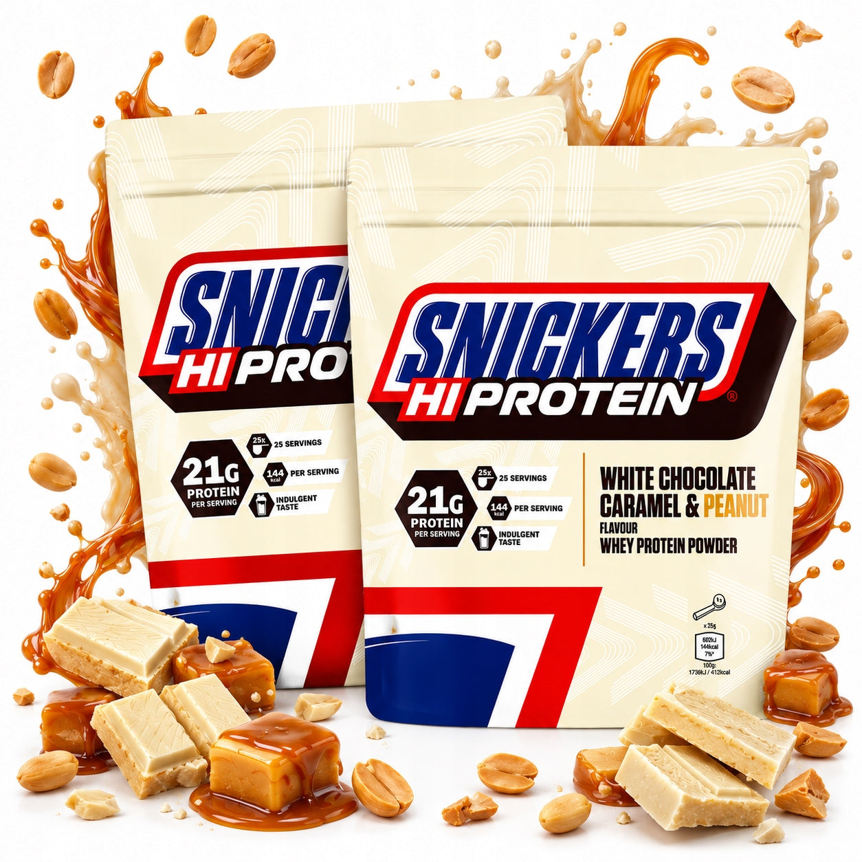 Mars Snickers WHITE Hi Protein Powder 455 g wpc concentrate white chocolate