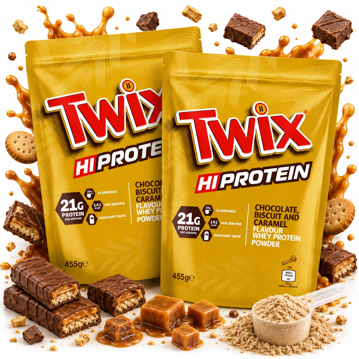 Mars Twix Hi Protein Powder 455g Protein Conditioner WPC Protein Concentrate