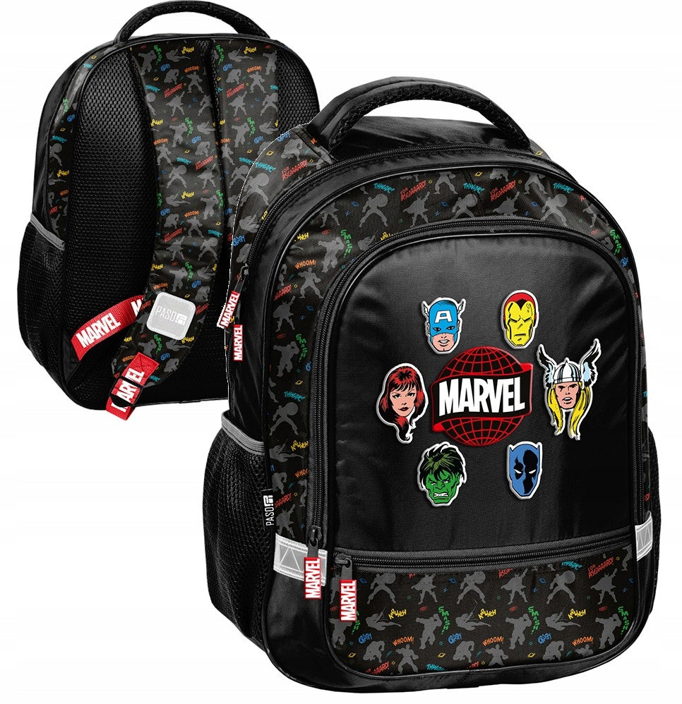 Marvel Avengers School Satchel BACKPACK For Boy Black | Class 1-3