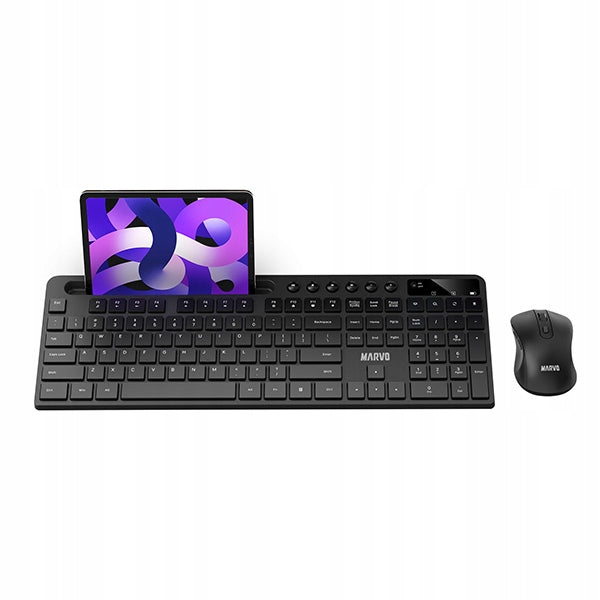 Marvo KC411W BK, Wireless Mouse Keyboard, US