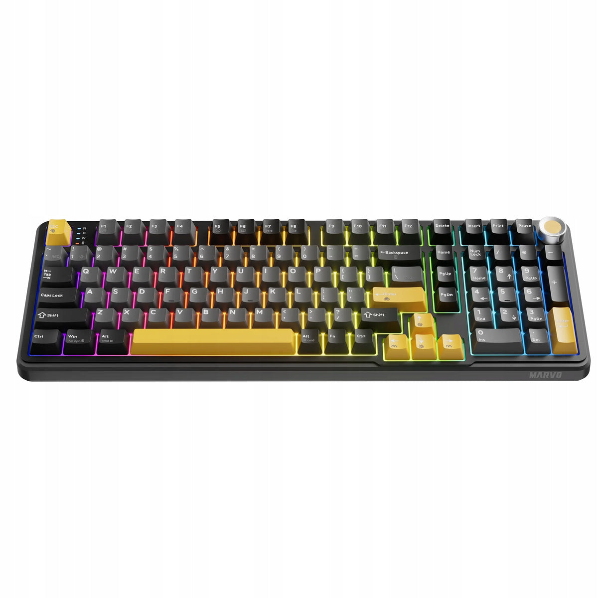 Marvo Titan 98 RGB Wireless Banana Mechanical Keyboard Manufacturer code KG986W