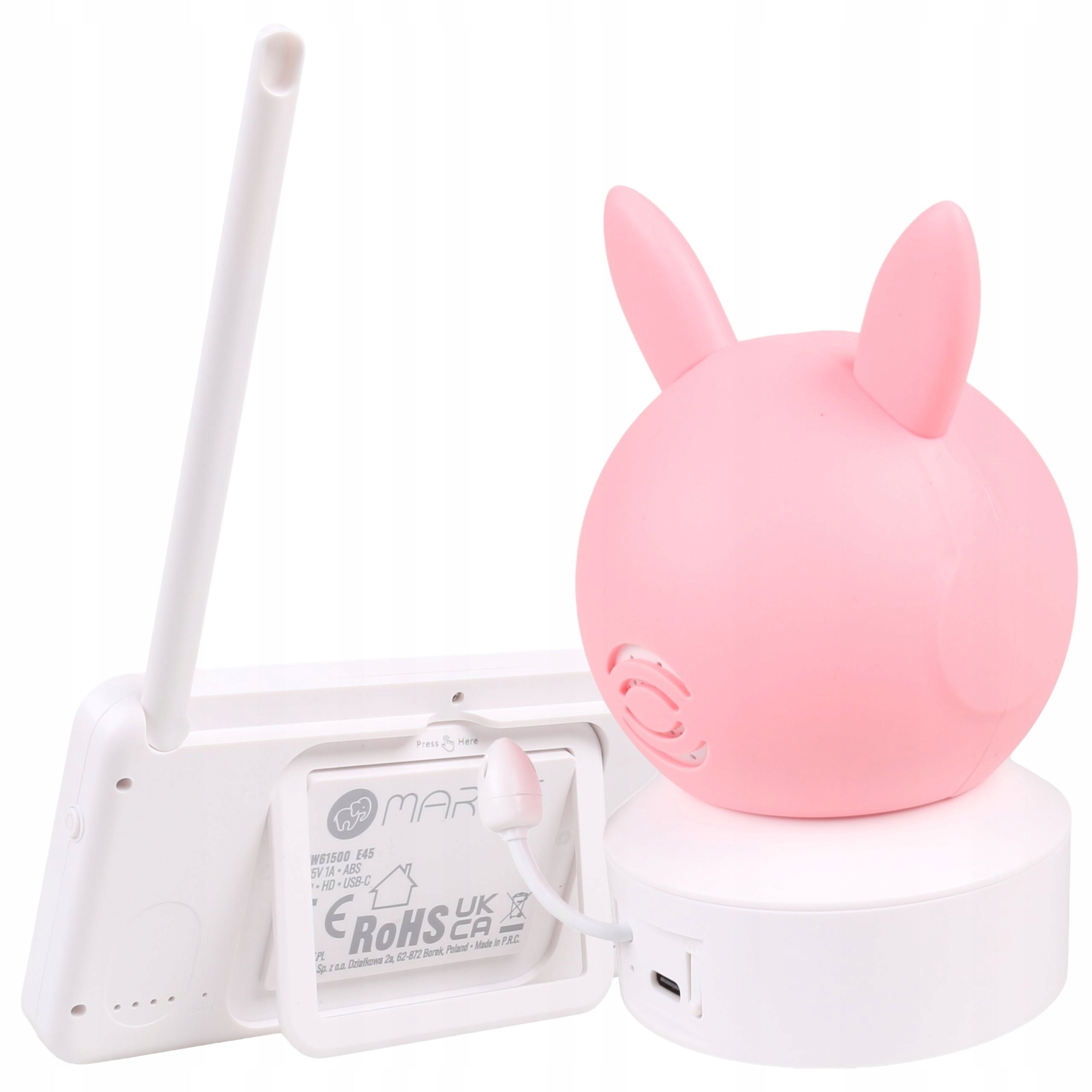 Mary’s Baby Monitor Electronic Camera with MONITOR, RABBIT 2in1 WiFi TUYA USB Manufacturer code MW61500