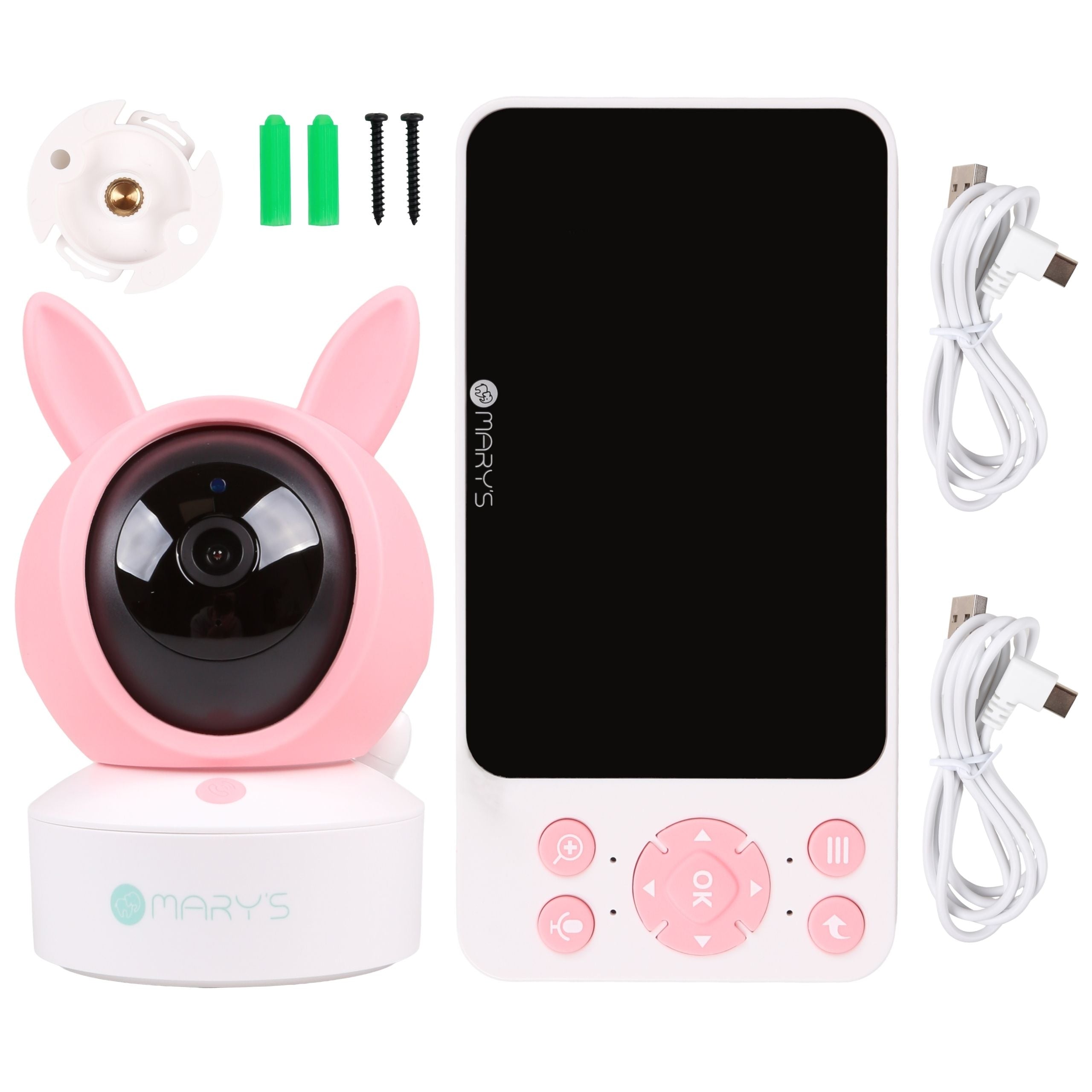 Mary’s Baby Monitor Electronic Camera with MONITOR, RABBIT 2in1 WiFi TUYA USB Packaging status original