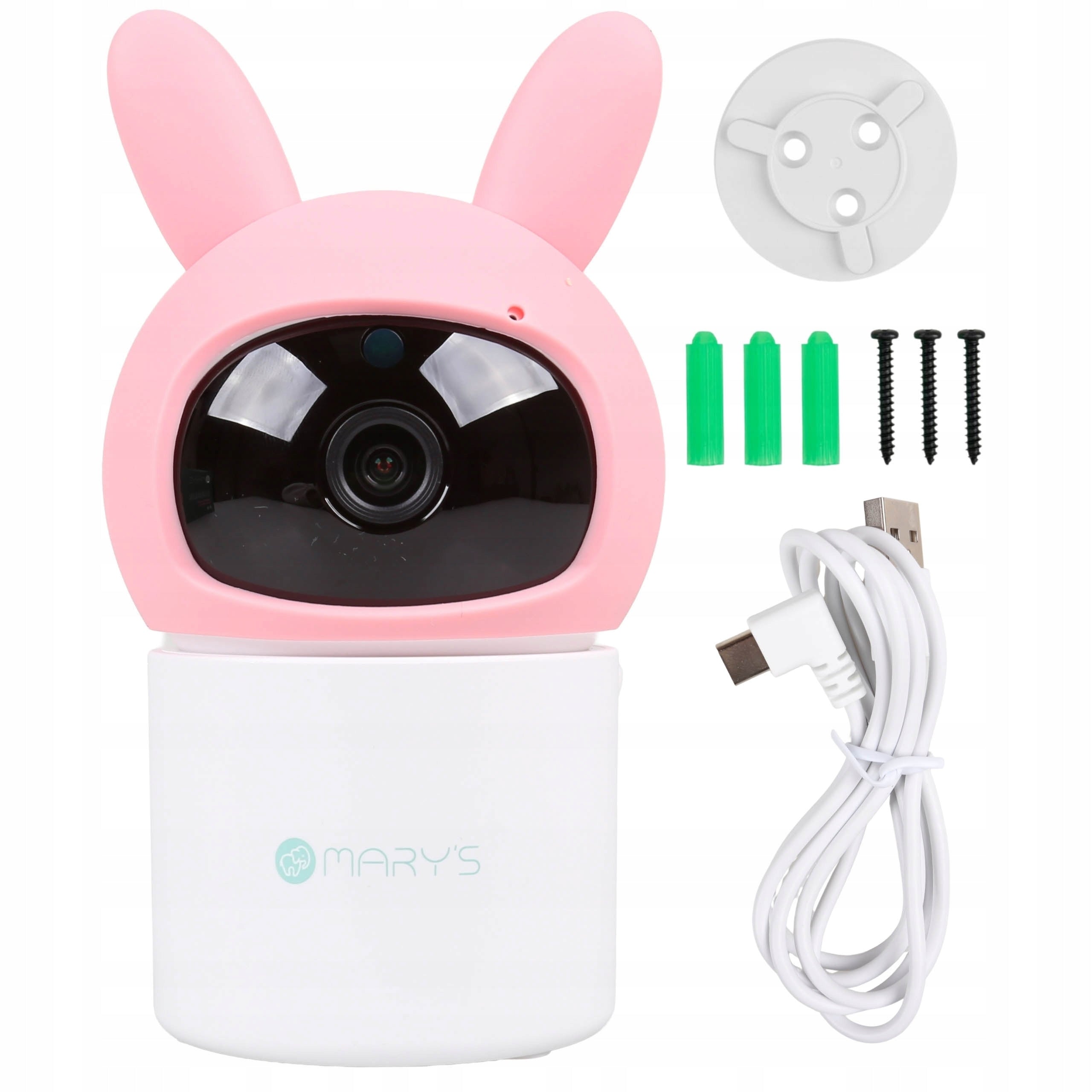 Mary’s ROTATING Nanny Electronic Baby Camera RABBIT WiFi TUYA DETE Packaging status original