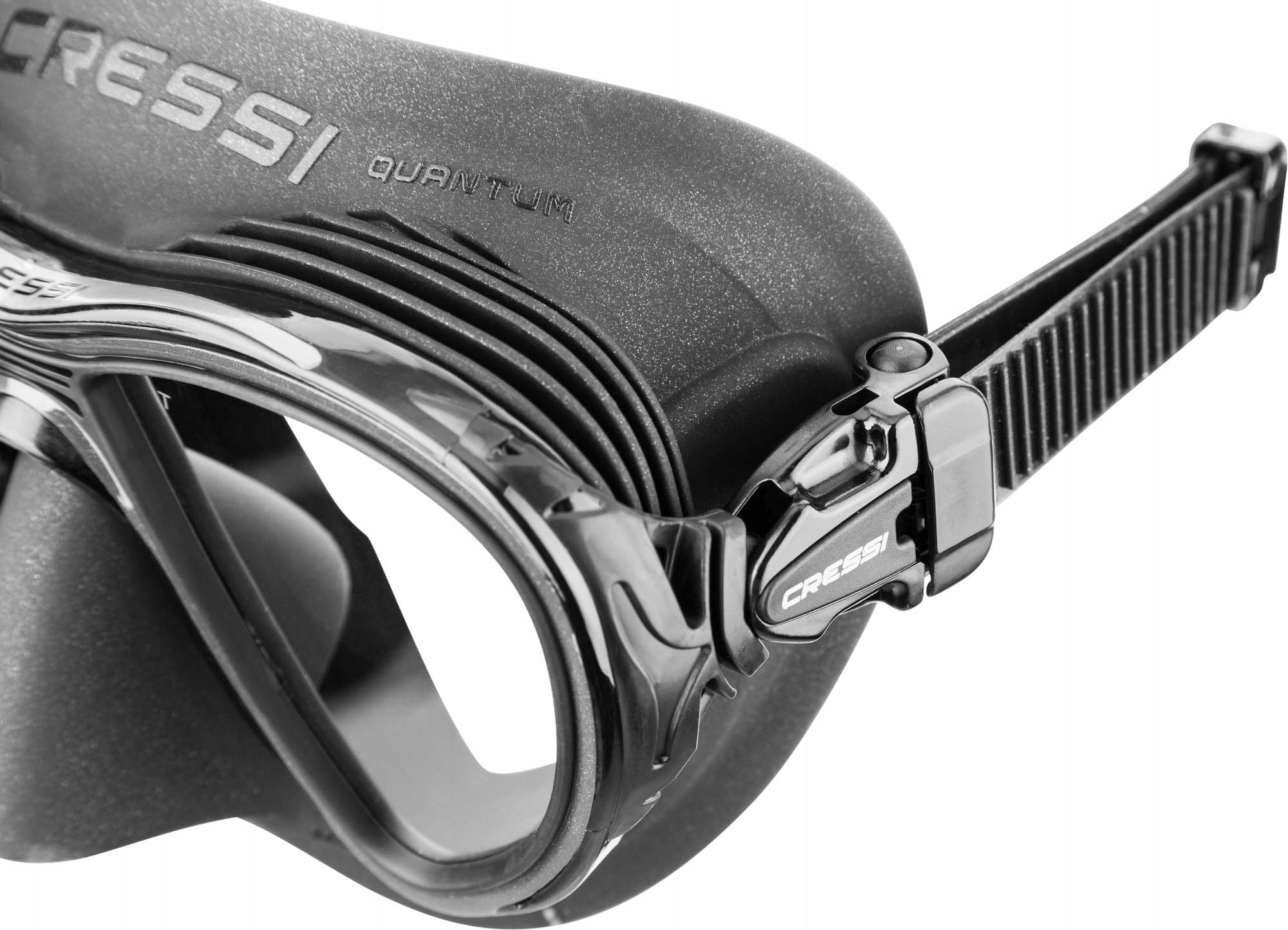 Mask CRESSI QUANTUM - Black HD Mirrored Lens - Anti-fog - DS5150508 Brand Cressi