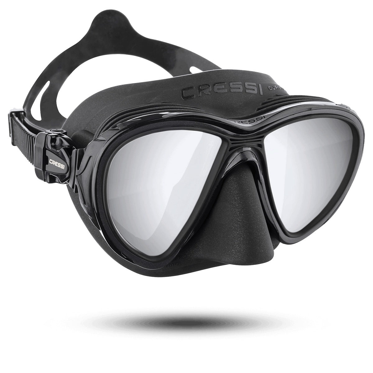 Mask CRESSI QUANTUM - Black HD Mirrored Lens - Anti-fog - DS5150508