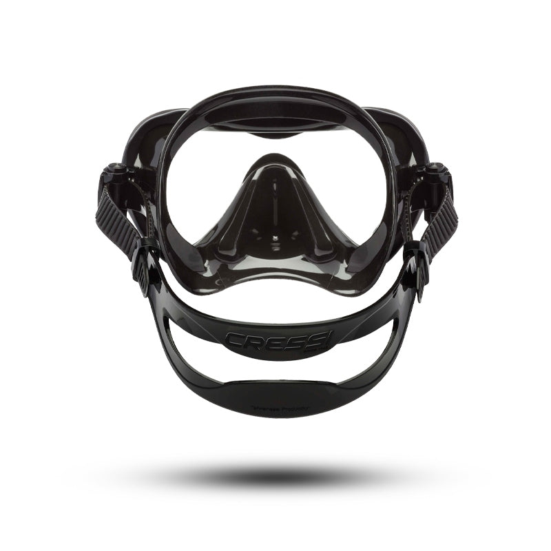 Mask / Diving Glasses - Cressi A1 - Black Blue - Anti-Fog Kind glasses