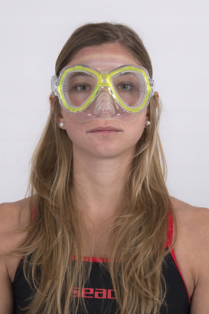 Mask SEAC ELBA yellow, great for snorkelling EAN (GTIN) 8002908384178