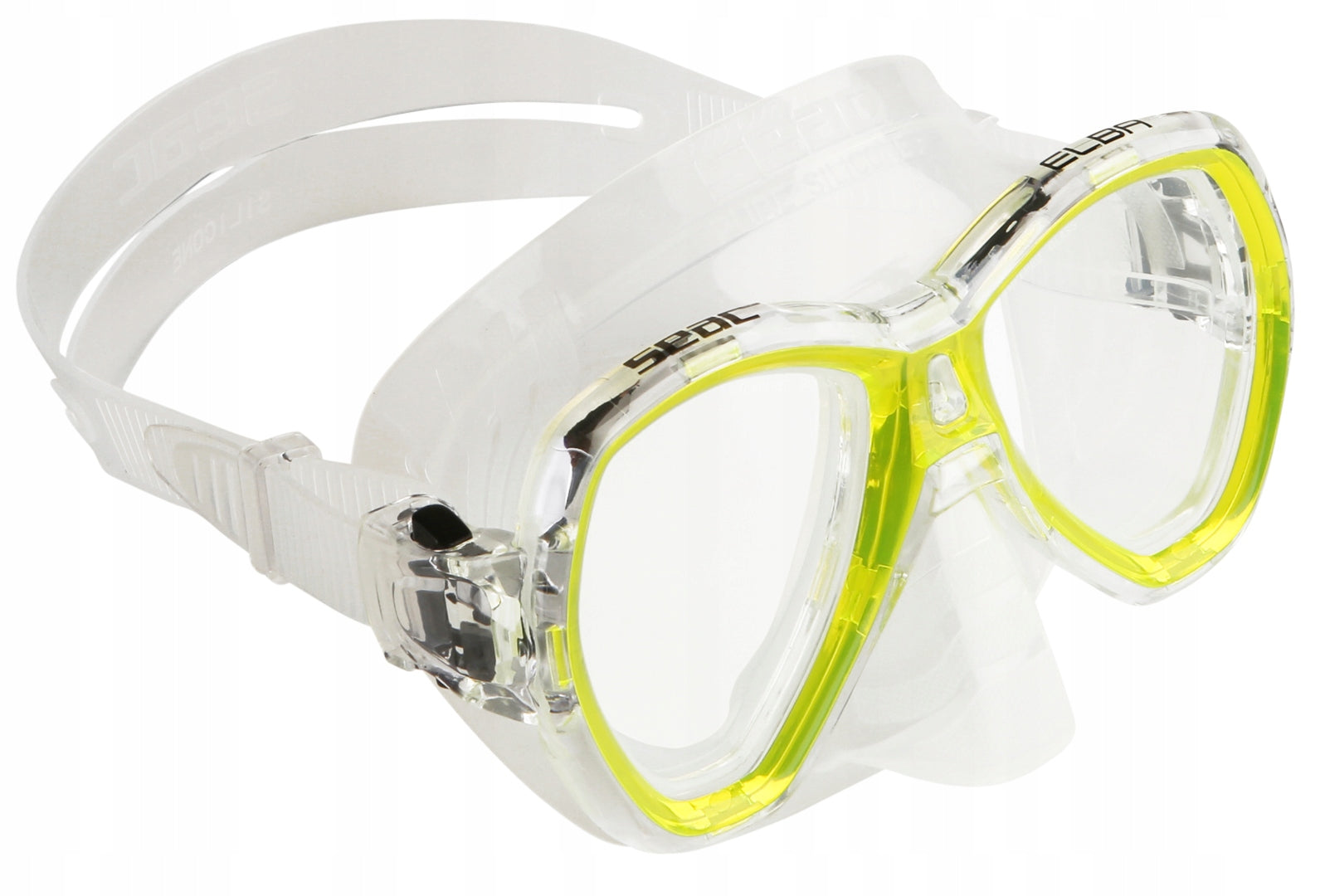 Mask SEAC ELBA yellow, great for snorkelling