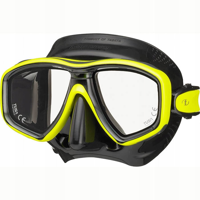 Mask TUSA CEOS M-212 QBFY black silicone-yellow frame