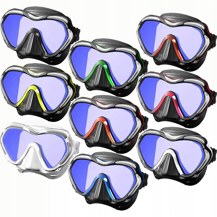 Mask TUSA PARAGON SM 1007SQB FBA black-blue Packaging status original