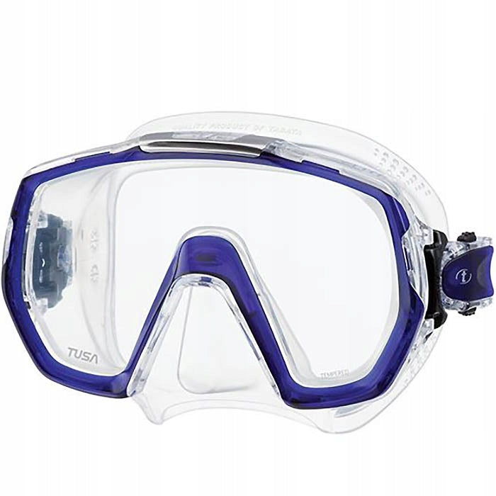 Mask Tusa Freedom Elite M-1003 CBL transparent-blue
