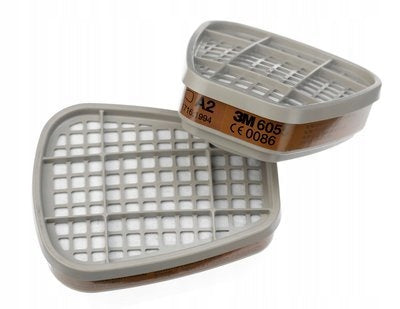 Mask filter 3M 6055 A2 gases and vapours Original 2 pcs = 1 pair