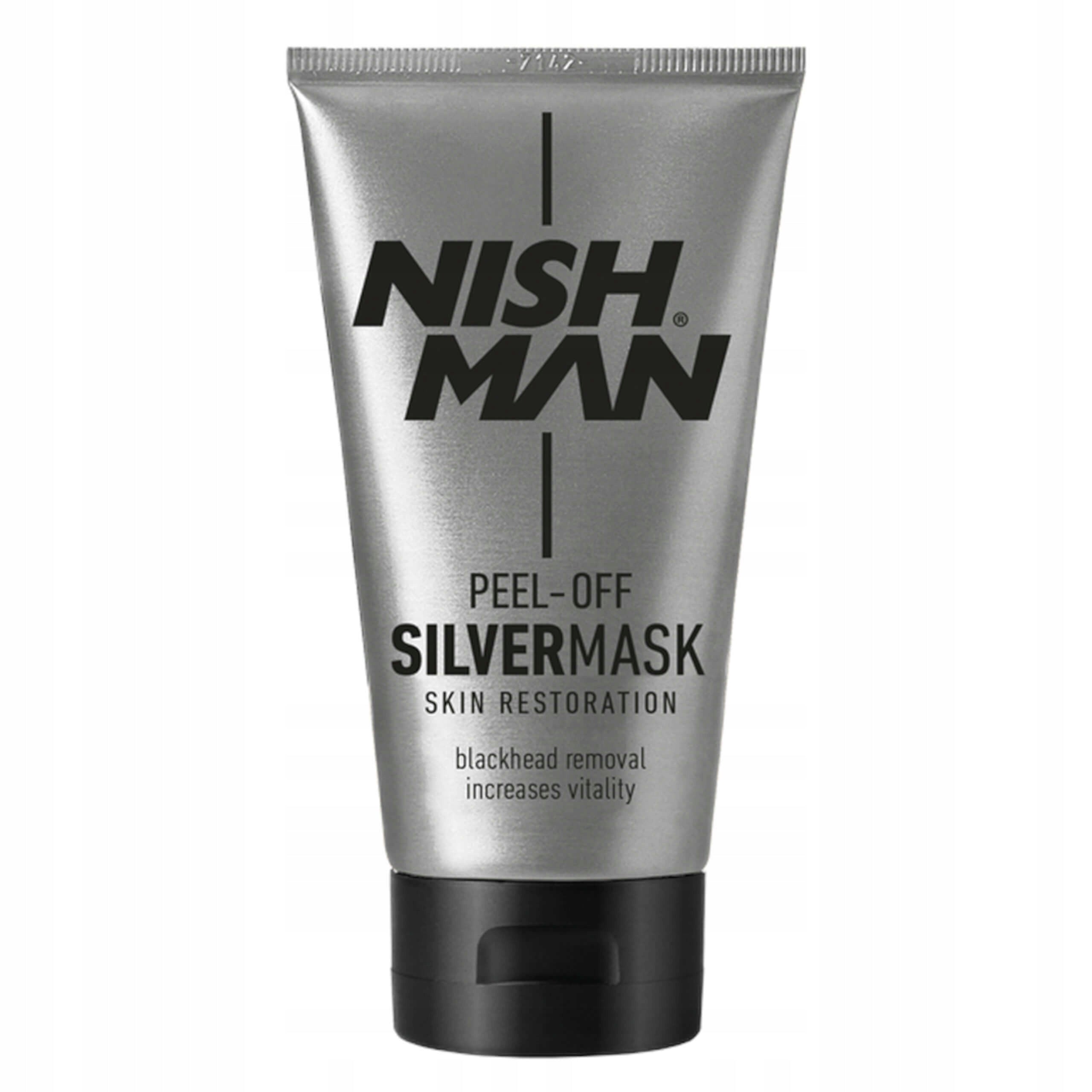 Nishman Silver PEEL-OFF Gesichtsmaske für Männer, 150 ml 