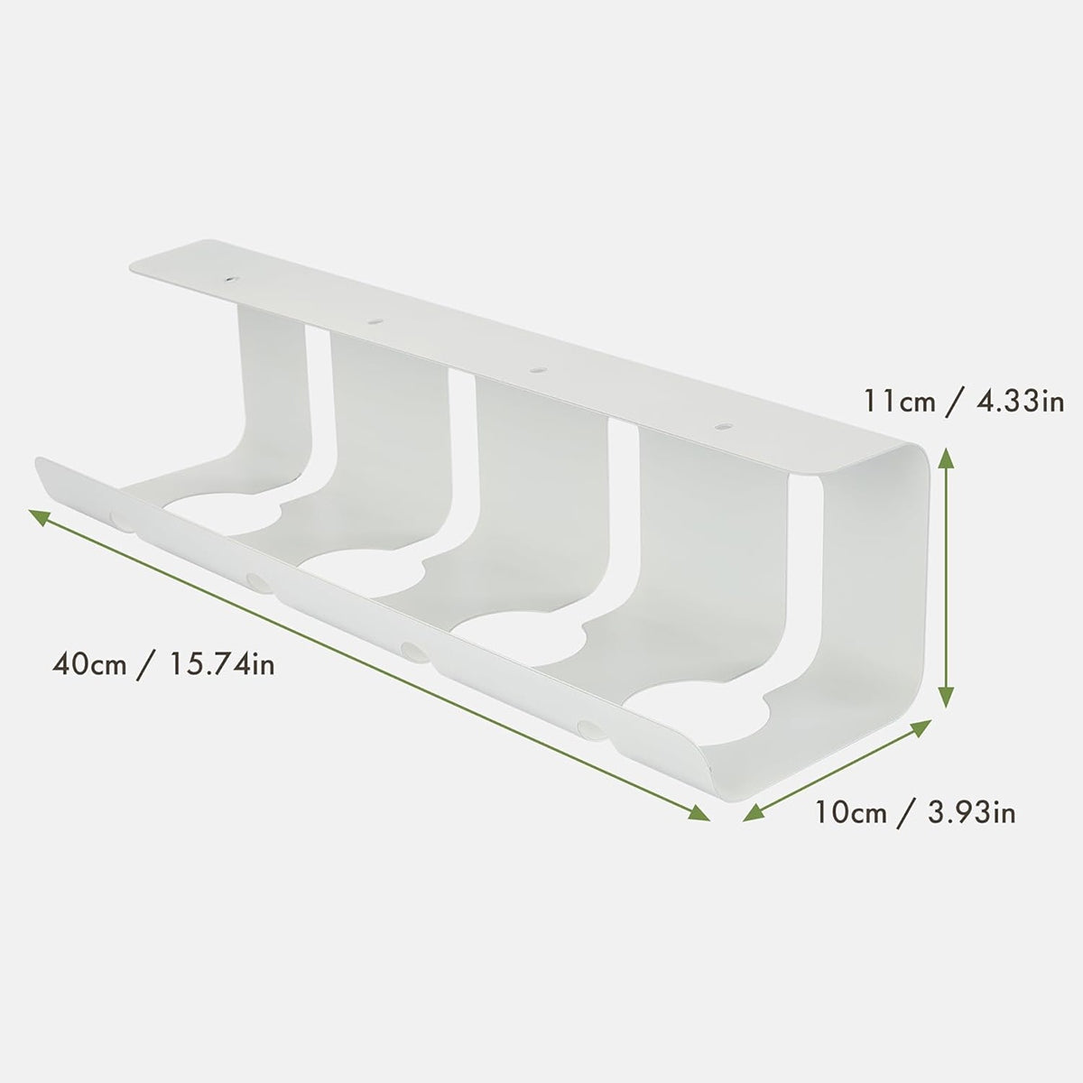 Masking CABLE ORGANIZER Under Countertop Desk Office Basket for Cables Brand no brand