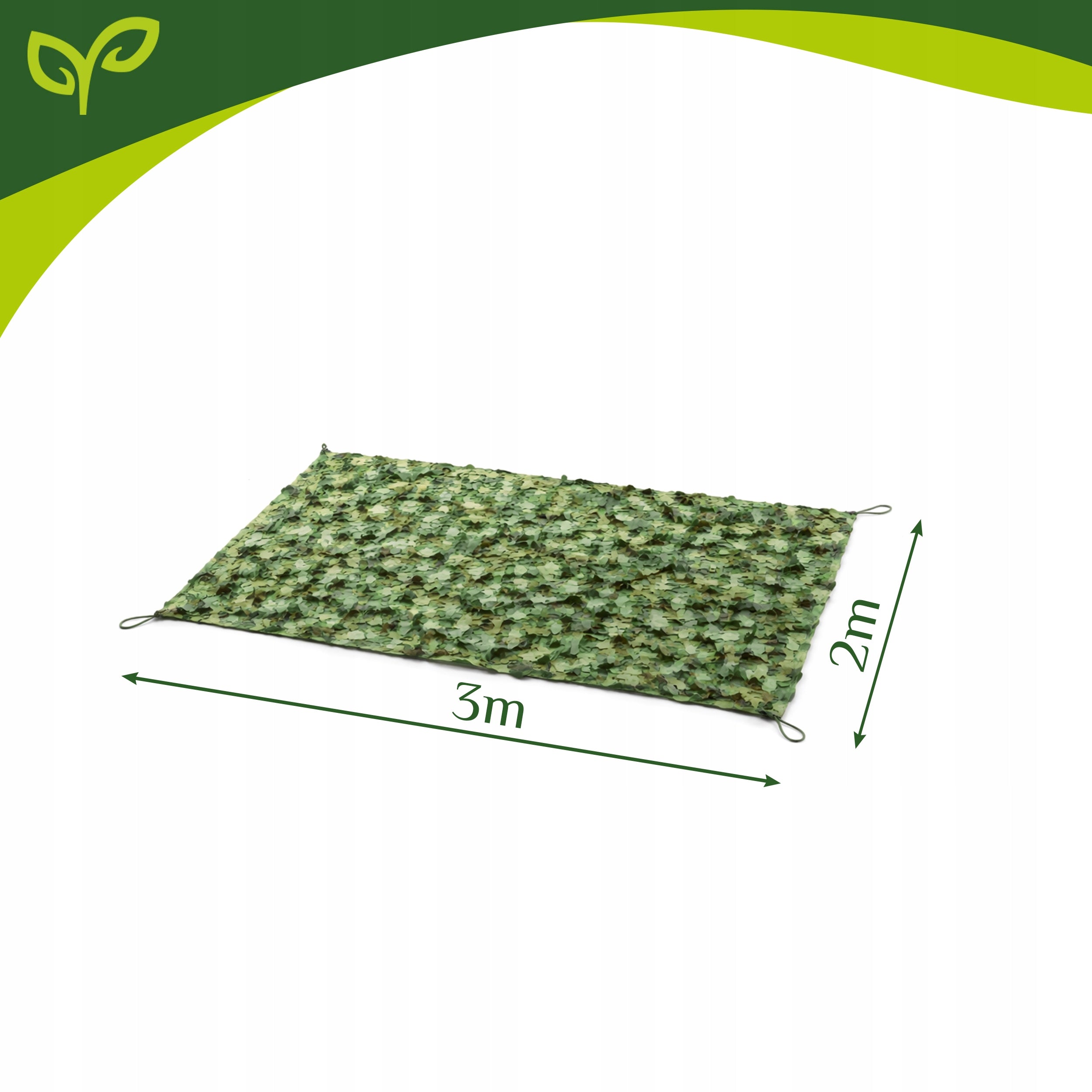 Masking Mesh Fence Cover Military Shading Mat for Fence 2x3m Height 2 m