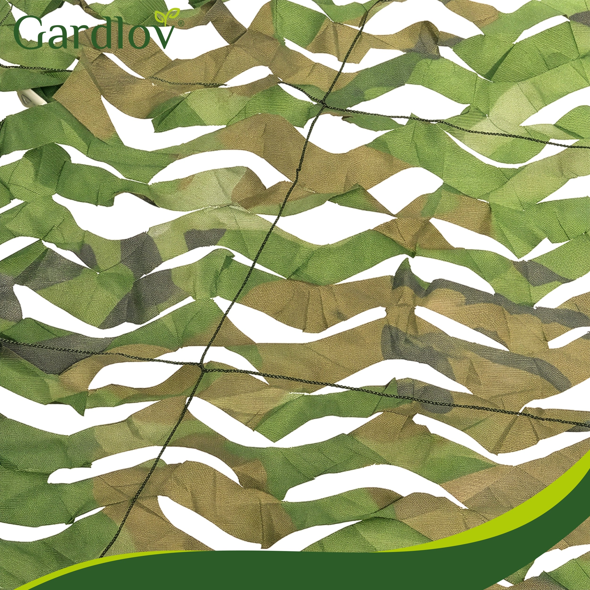 Masking Mesh Fence Cover Military Shading Mat for Fence 2x3m Manufacturer code Siatka maskująca 2x3m + 100szt opasek Gardlov