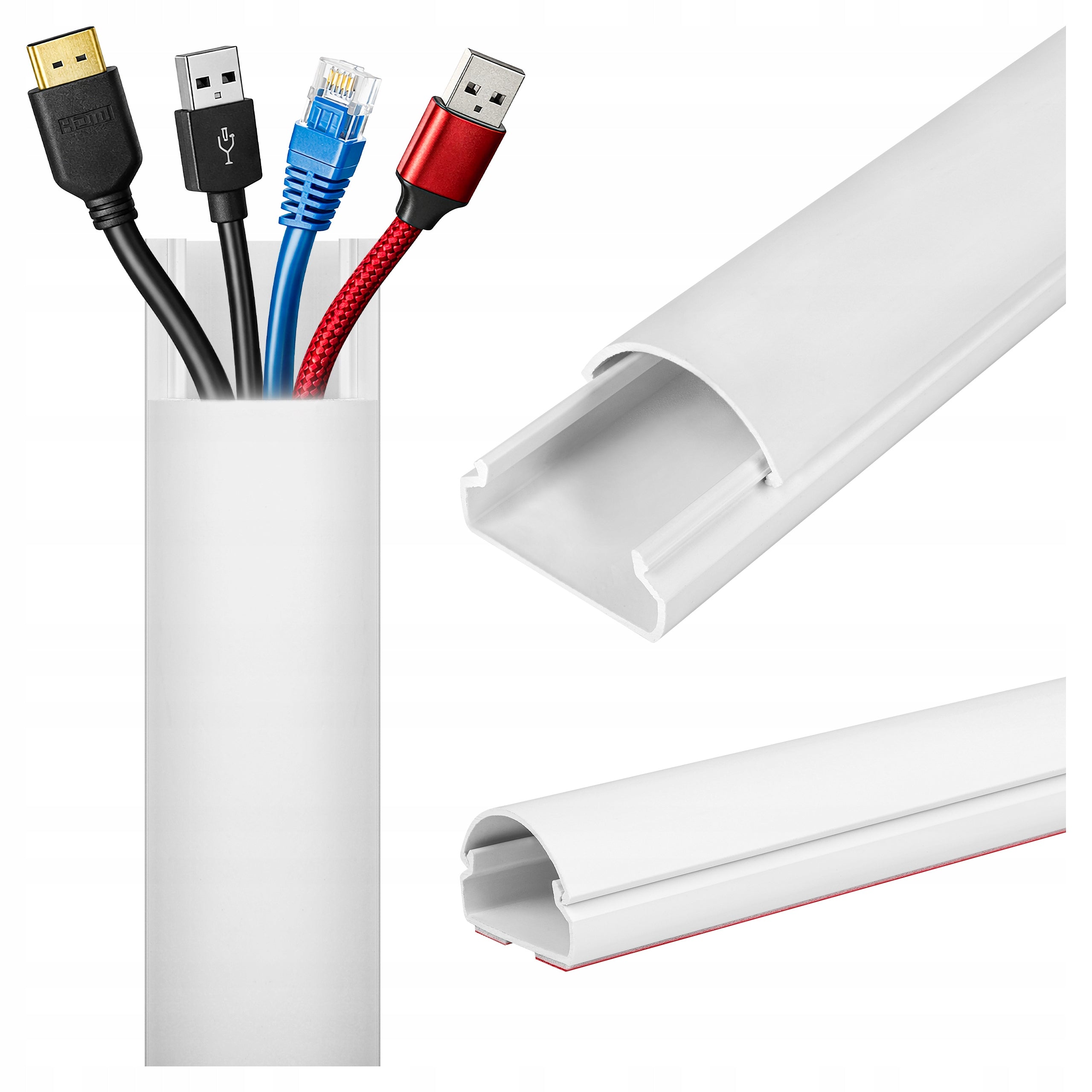 Masking cable RTV 100cm self-adhesive PVC white 100 cm