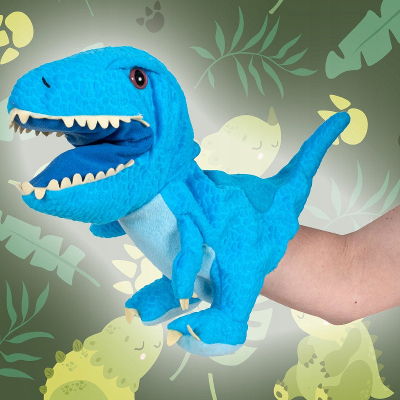 Pliušinis žaislas Jurassic World Raptor hand puppet 25cm