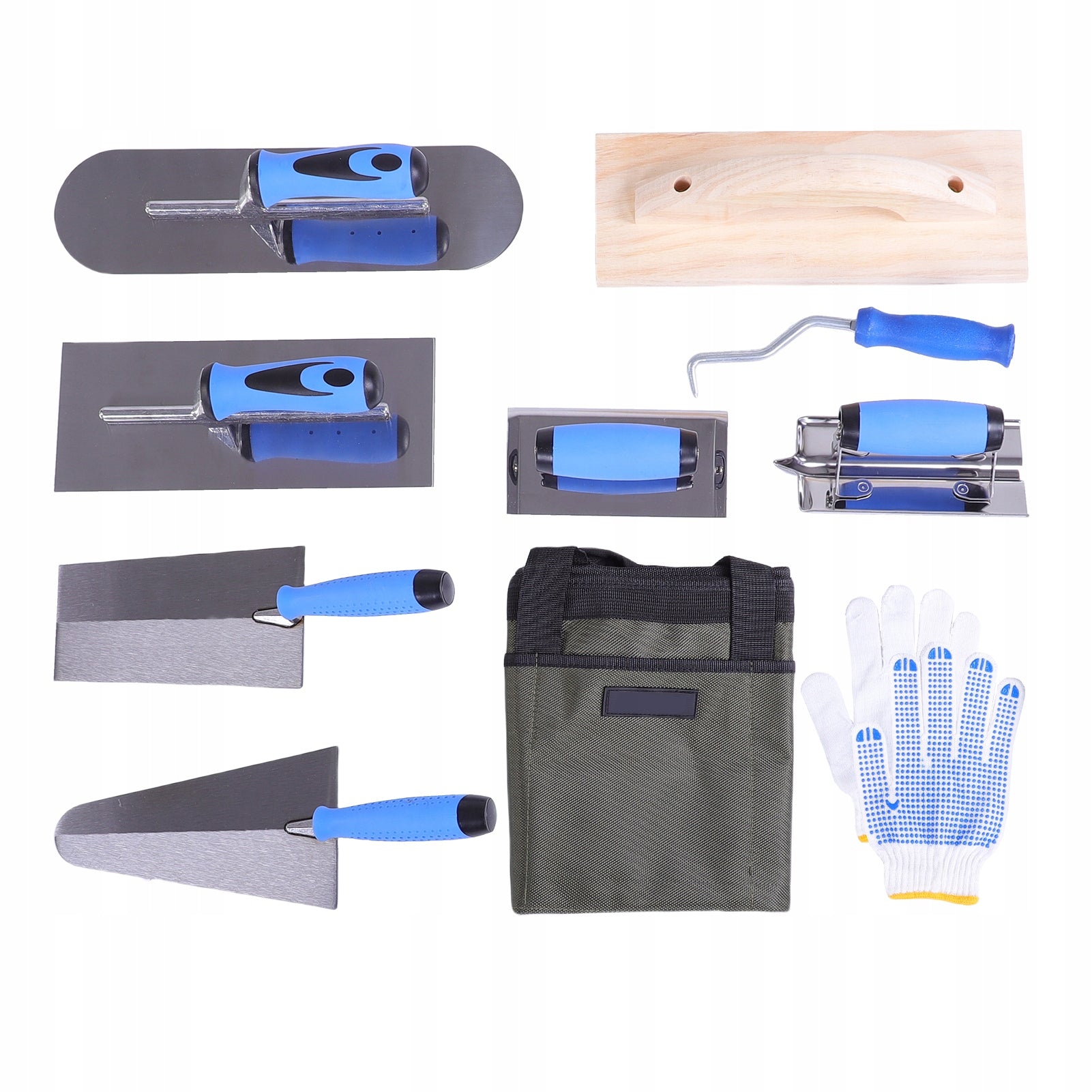 Masonry Tool Set, 10-Piece Masonry Set with Trowel Naro