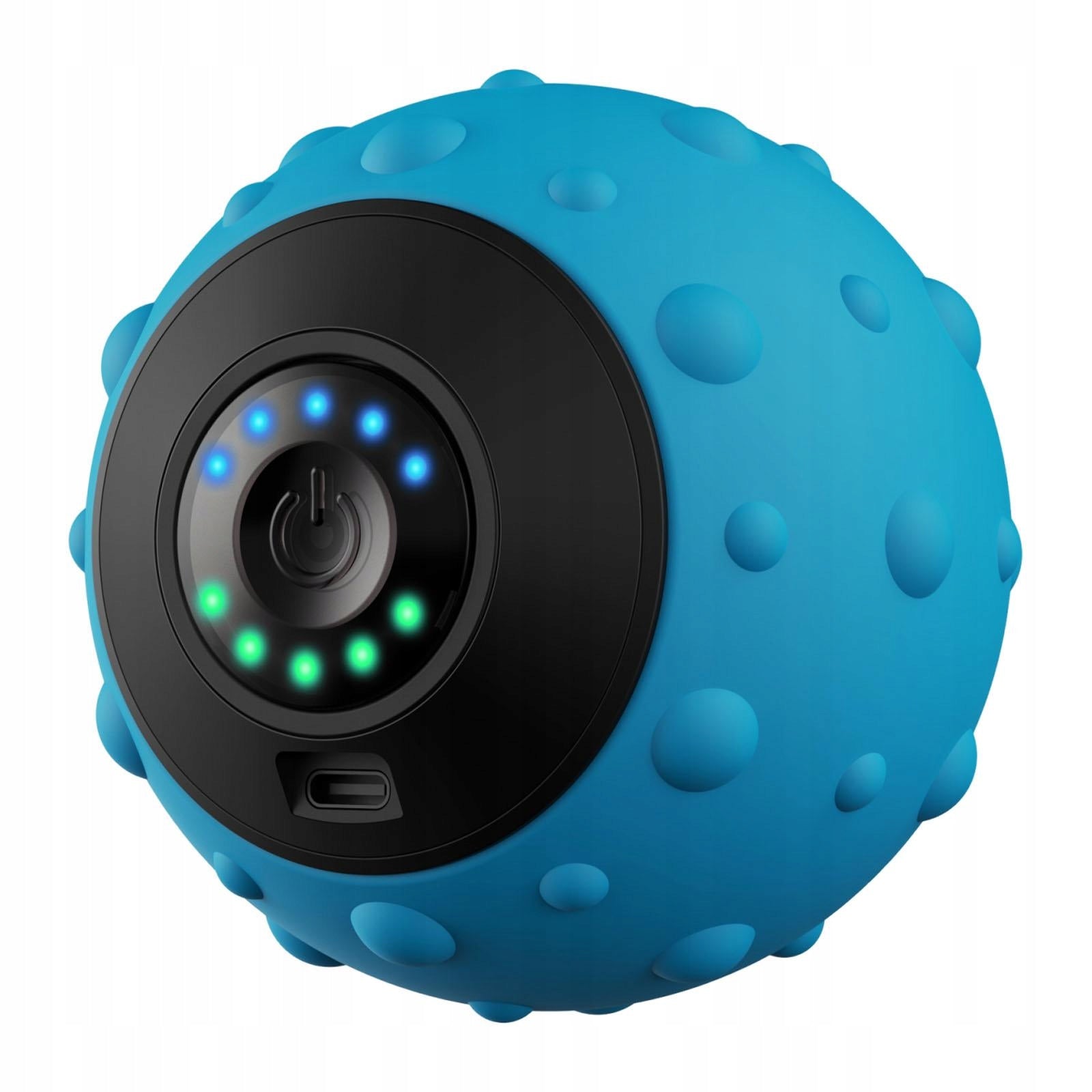 Massage Ball,Massager Roller Handheld Silicone Portable blue