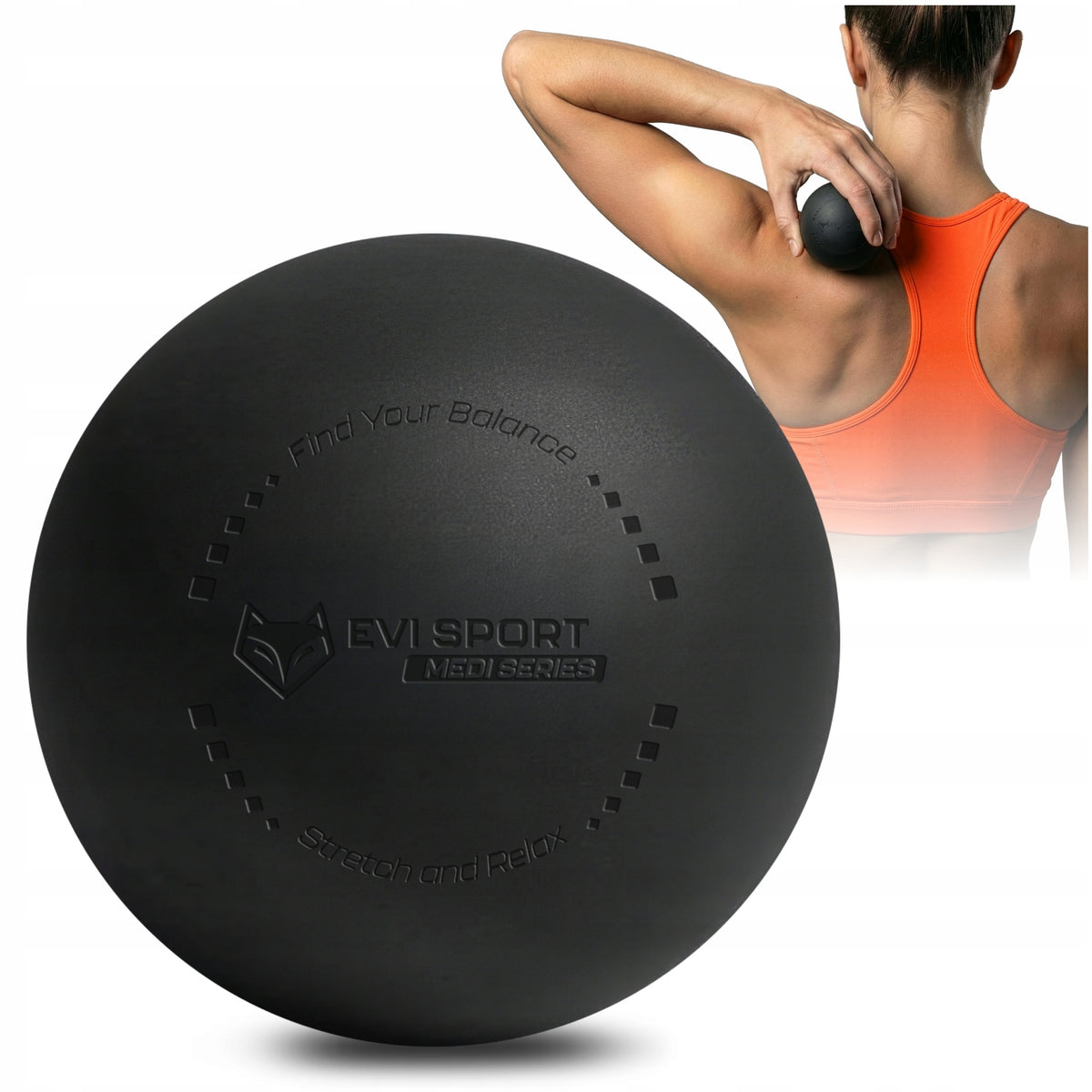 Massage Ball ROLLER Ball LACROSSE HARD Silicone Spot Massager