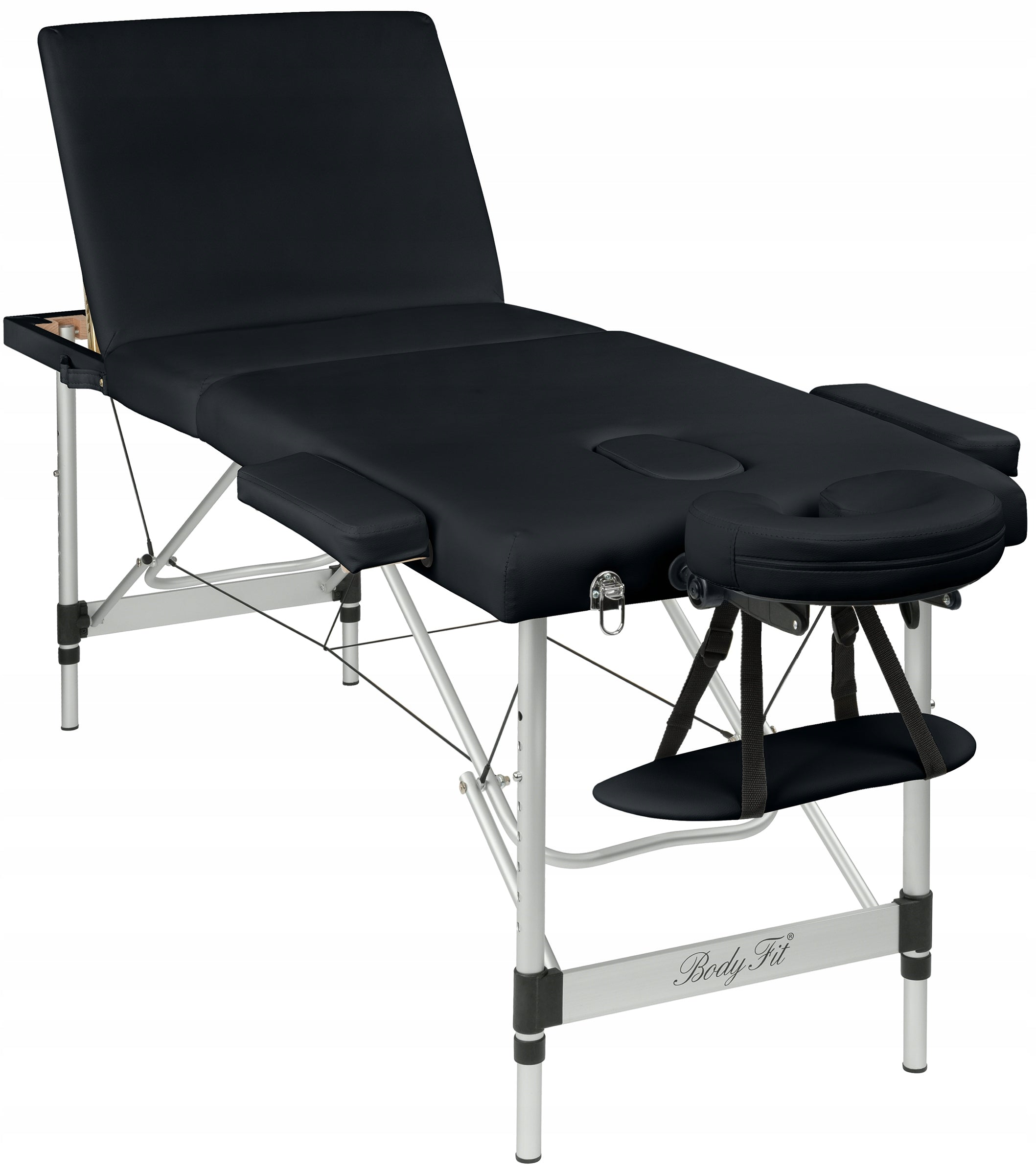 Massage Bed Folding Aluminum Cosmetic 3 Segment +Bag BODYFIT Tabletop length 184 cm