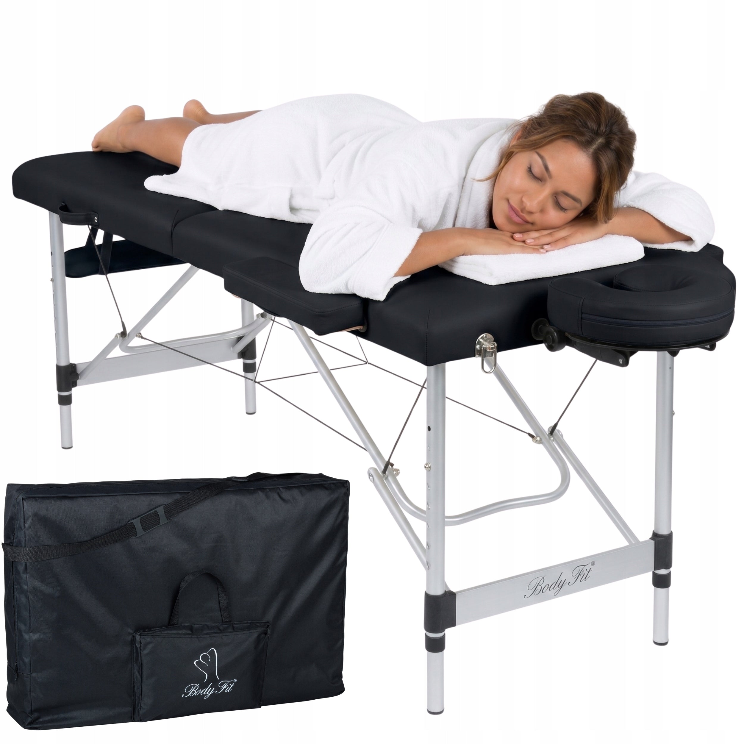 Massage Bed Folding Aluminum Cosmetic 3 Segment +Bag BODYFIT