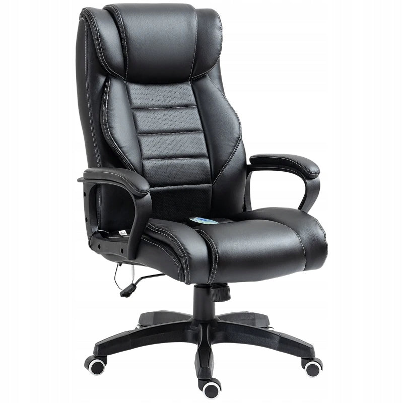 Massage Chair With Remote Control Office Black Armchair