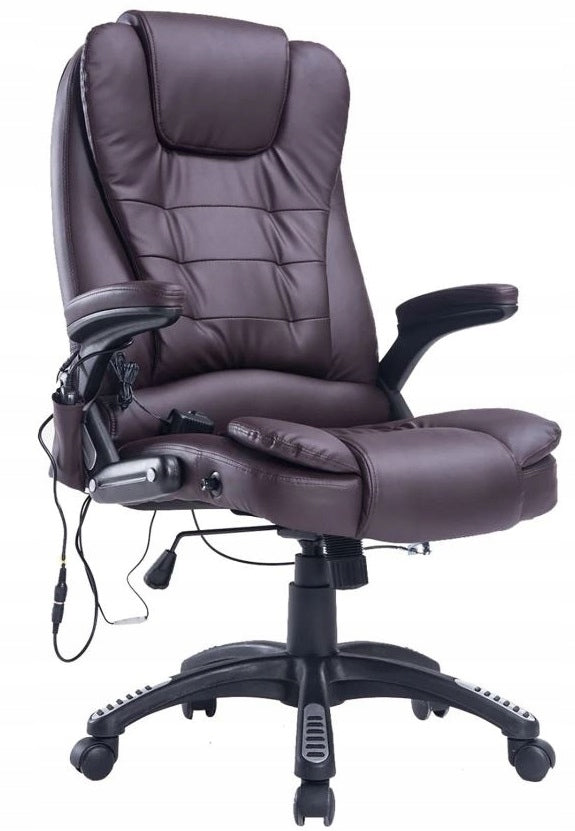 Massage Chair With Remote Control Office Heating Brown Brand PAKO