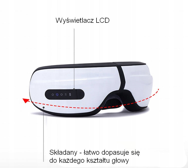 Massage Glasses Eye Area Massager Heating Vibration For Massage Relaxation Brand no brand